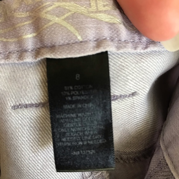 Express Purple Jean Shorts - Picture 4 of 5